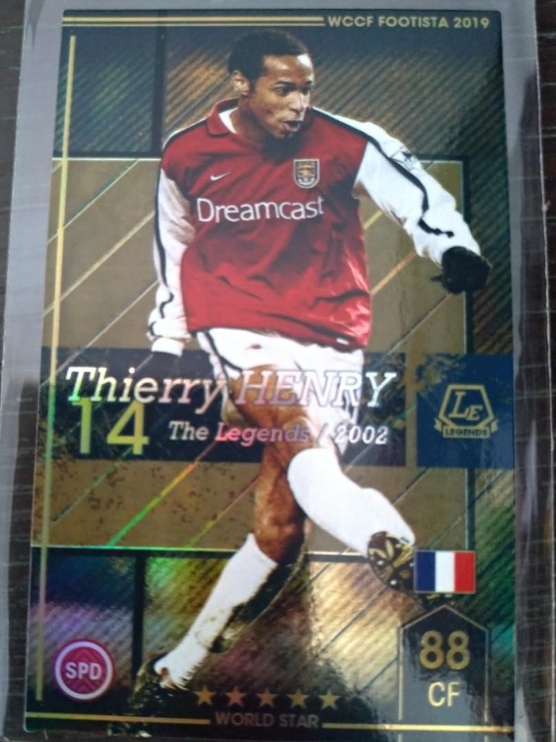 Wccf 阿仙奴the Legend卡亨利henry Code已用 興趣及遊戲 玩具 遊戲類 Carousell