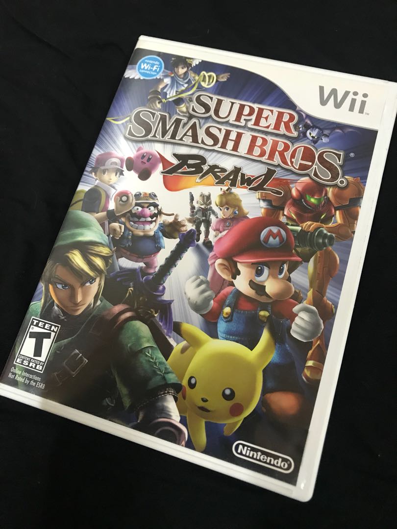 Wii SUPER SMASHBROS BRAWL, 遊戲機, 遊戲機遊戲, Nintendo 任天堂 Carousell