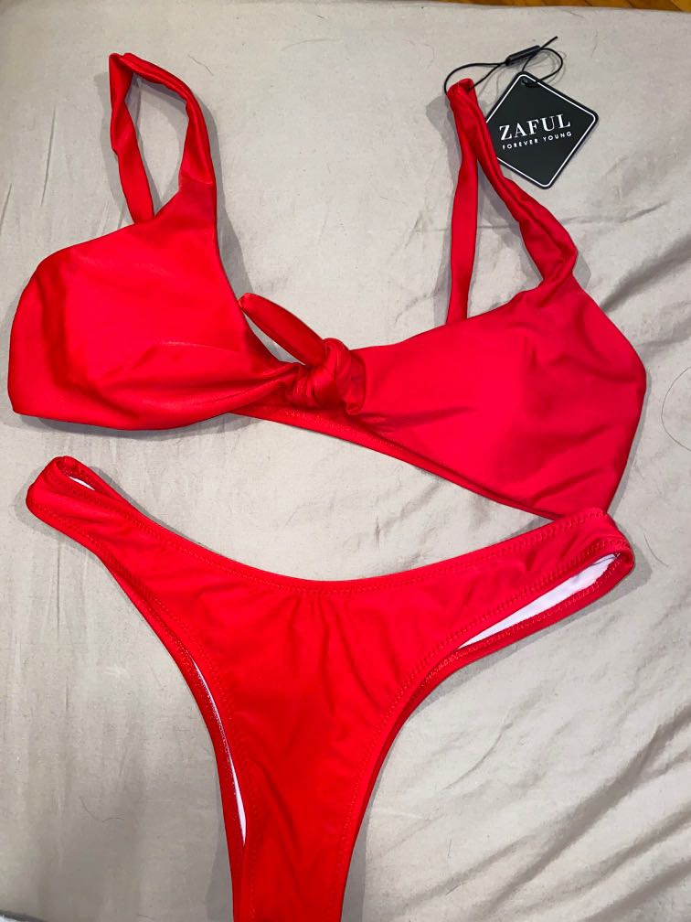 Zaful front tie new arrivals bikini
