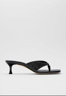 Zara Mid-Heel Sandals with Toe Divider