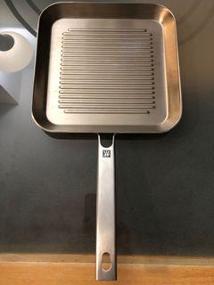 Zwilling J.A. Henkel Stainless Steel Square Grill Pan 24Cm$40