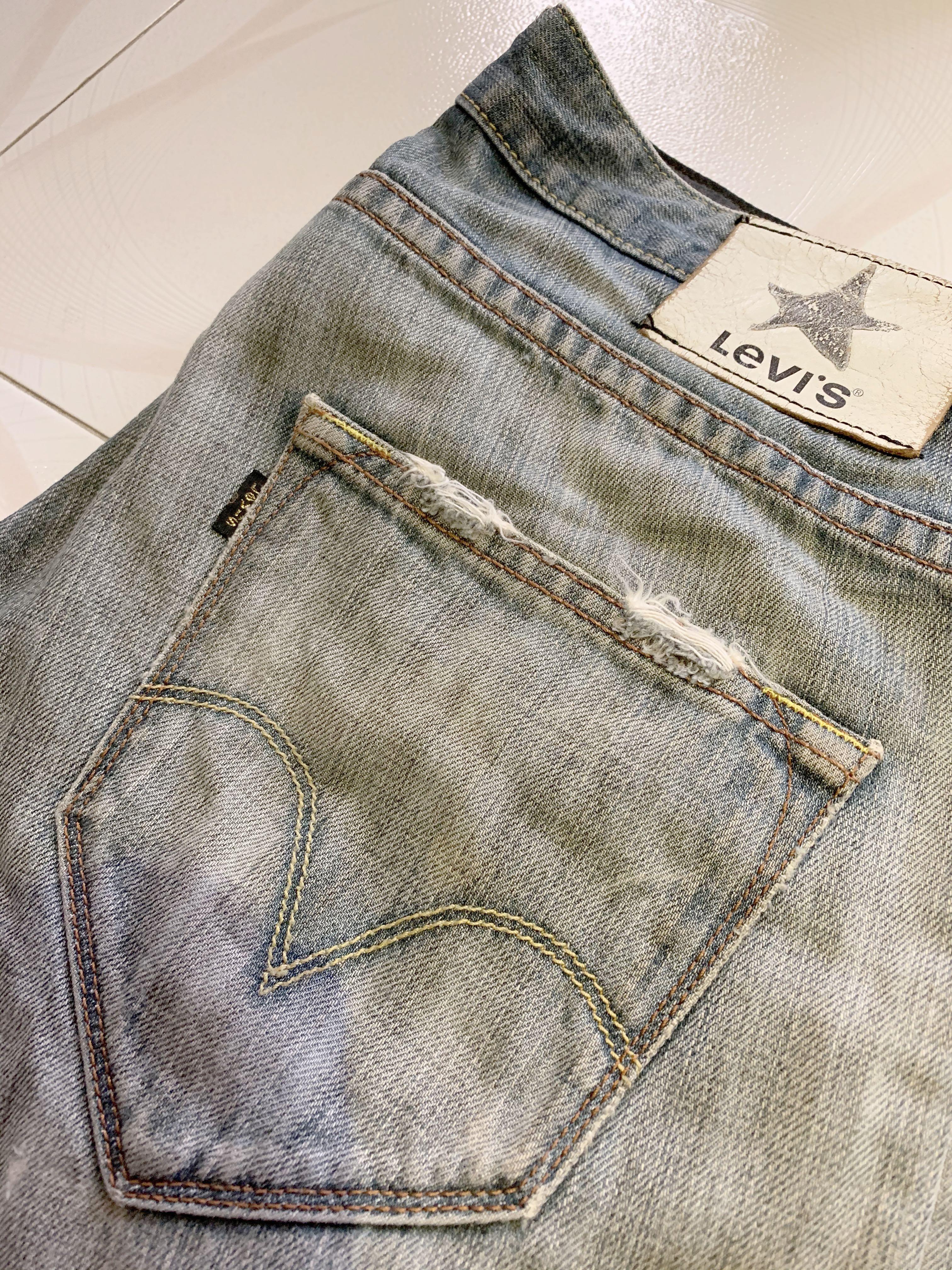 levi black denim jeans