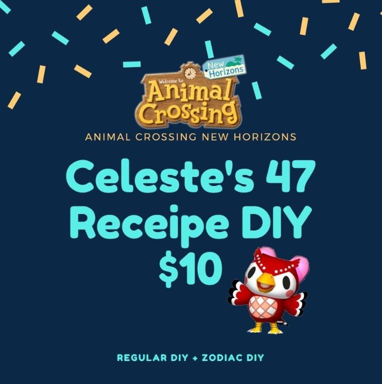 Cheap Full Collection Diy Celeste Stars Recipe Diy Animal Crossing New Horizons Toys Games Video Gaming In Game Products On Carousell