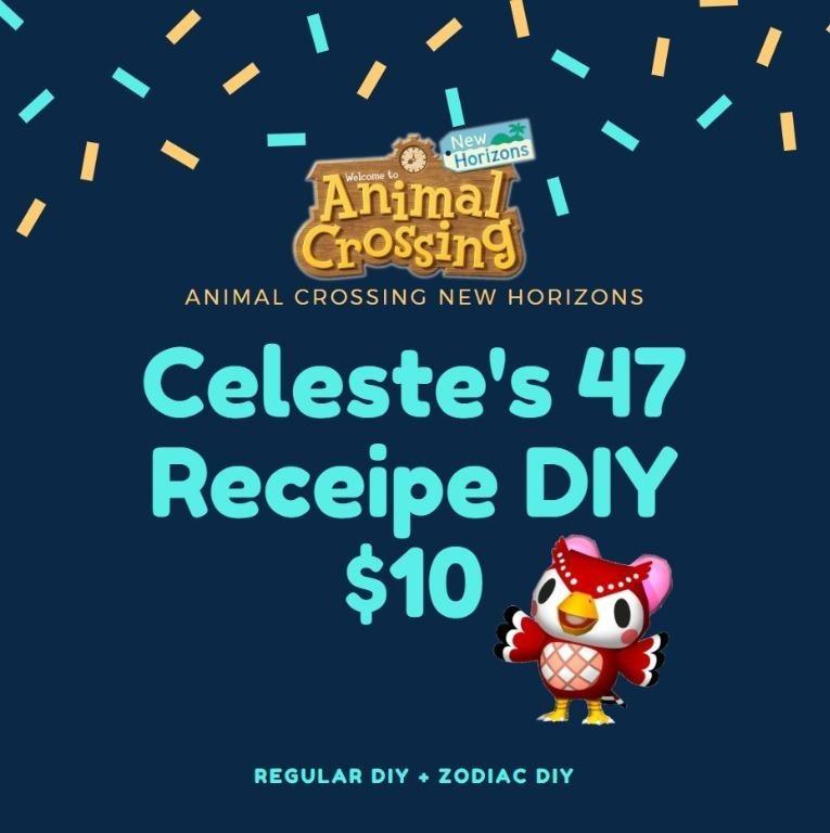 Cheap Full Collection Diy Celeste Stars Recipe Diy Animal Crossing New Horizons Toys Games Video Gaming In Game Products On Carousell