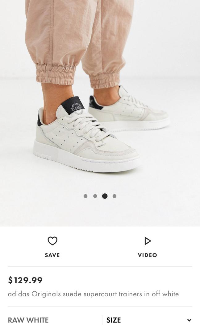 Adidas originals supercourt trainers in 2025 off white
