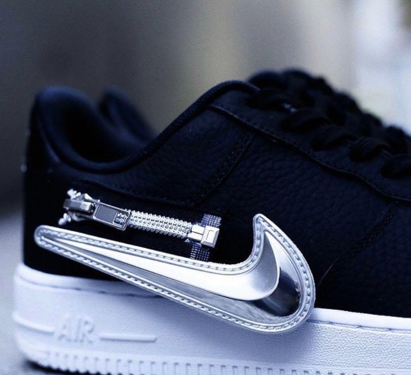 Nike Air Force 1 Low Zip Swoosh Black