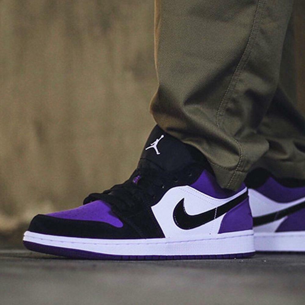 air jordan court purple low