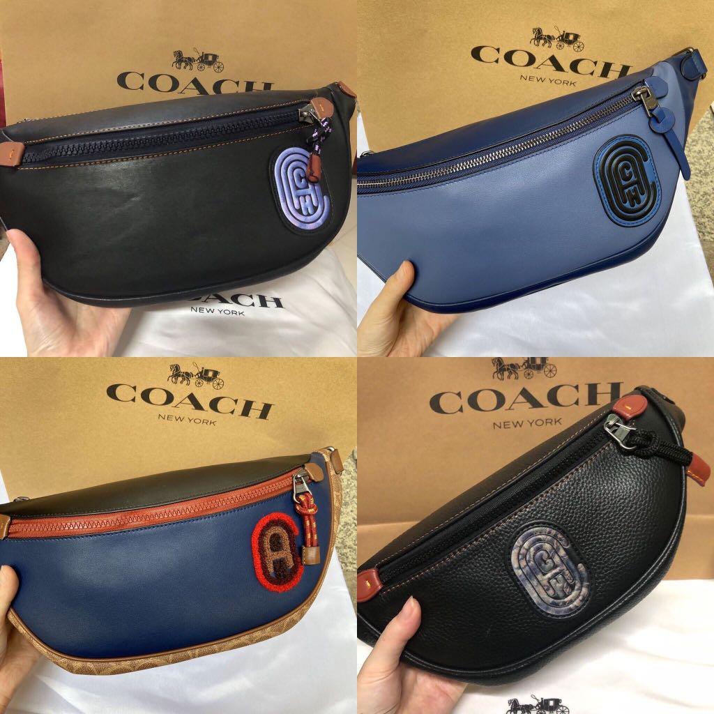 Authentic Coach Men Waist Bag, Men's Fashion, Bags, Sling Bags on Carousell