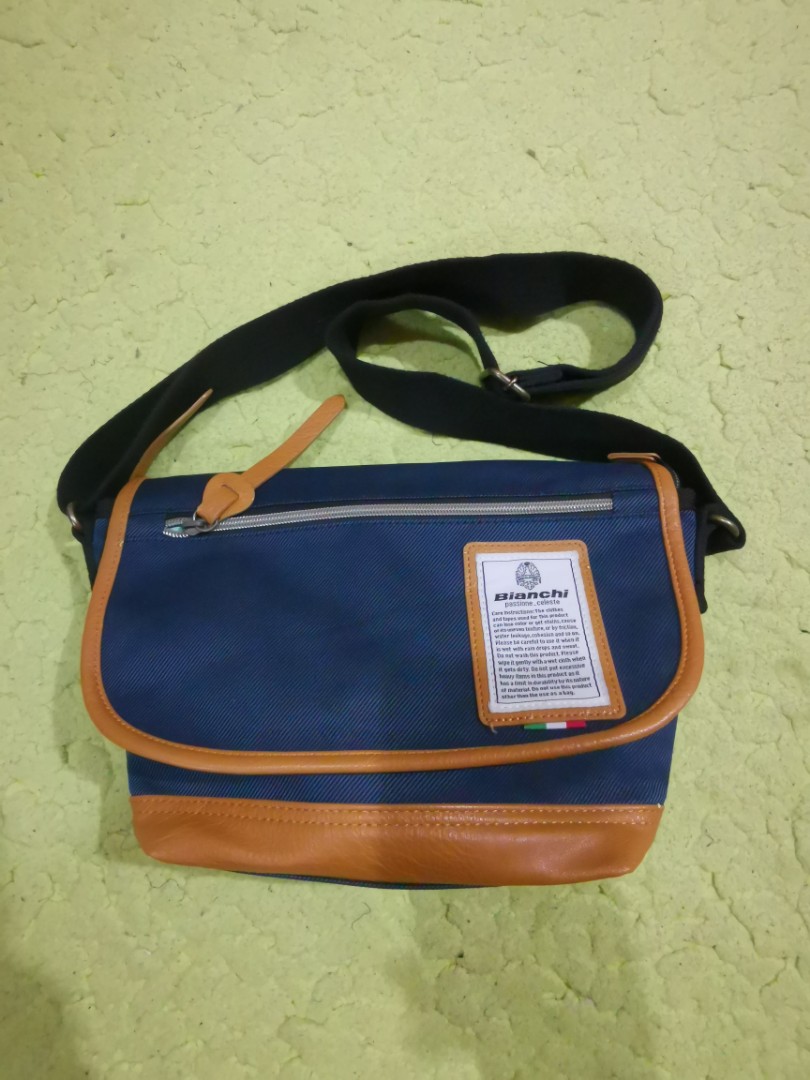 Bianchi sling bag Men s Fashion Bags Sling Bags on Carousell