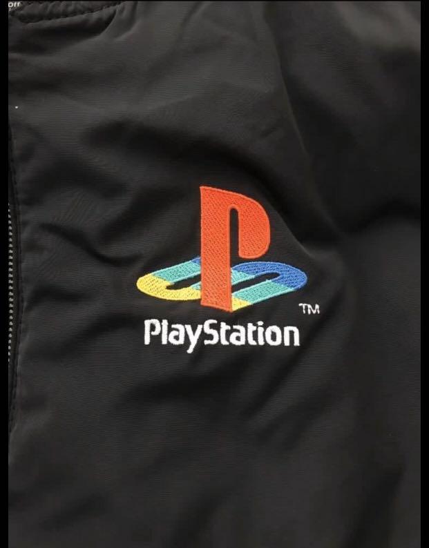 Black Playstation PS4 Bomber Jacket, Men's Fashion, Coats, Jackets and
