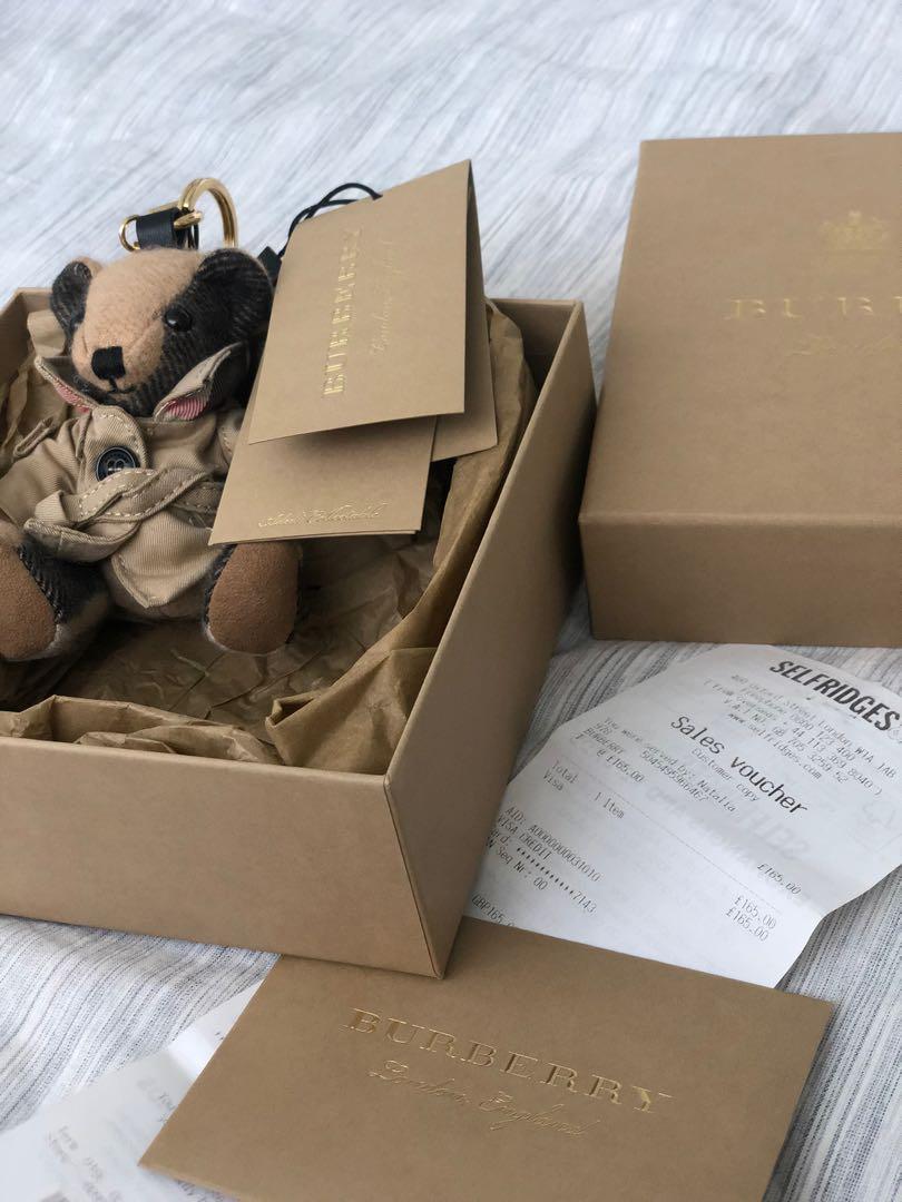 Burberry thomas 2025 bear trench coat
