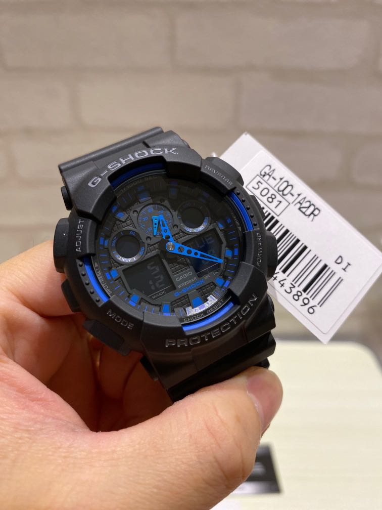 Casio G Shock GA 100 1A2DR CUSAZ Men s Fashion Watches