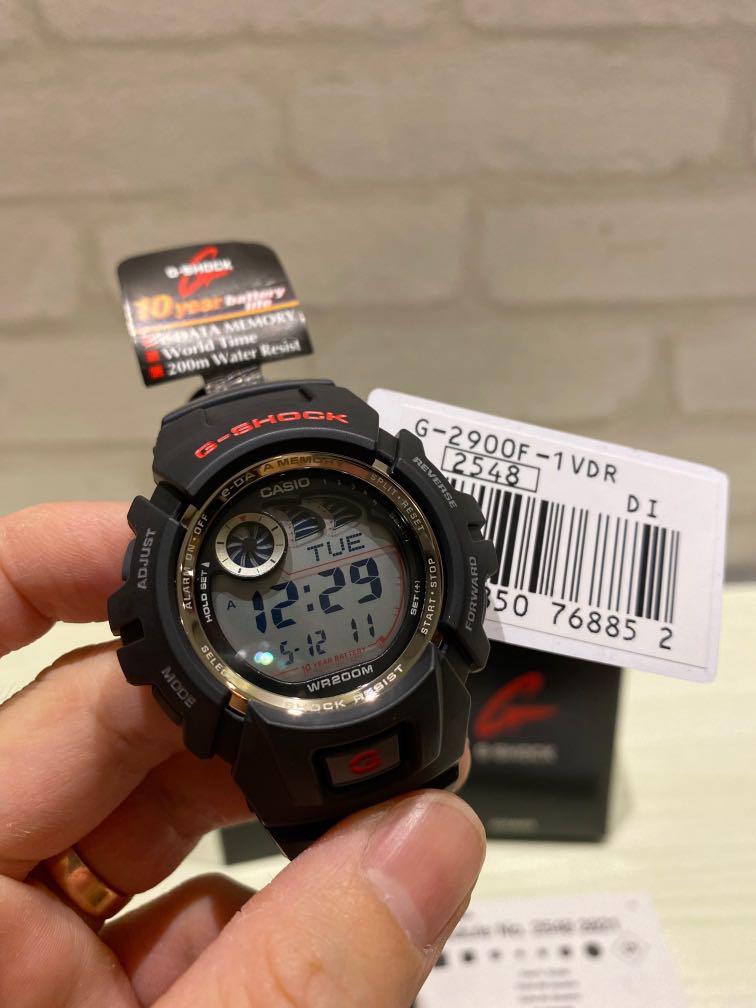 CASIO G-SHOCK G-2900F-1 新入荷 流行 - 時計