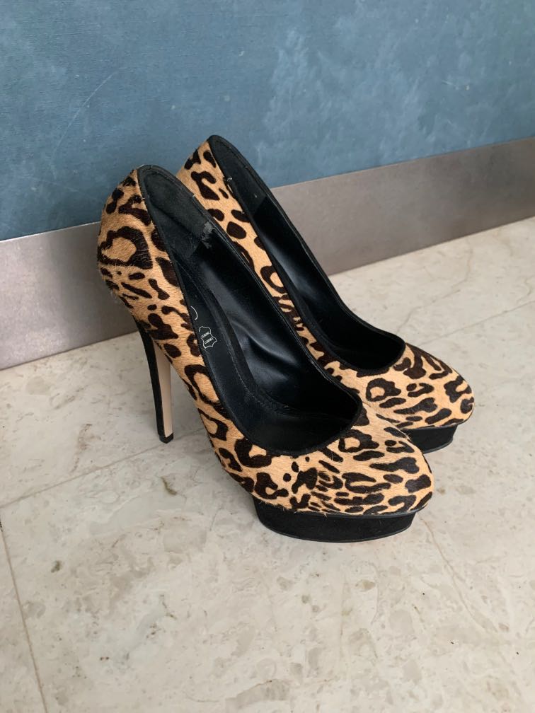 Aldo cheetah outlet heels