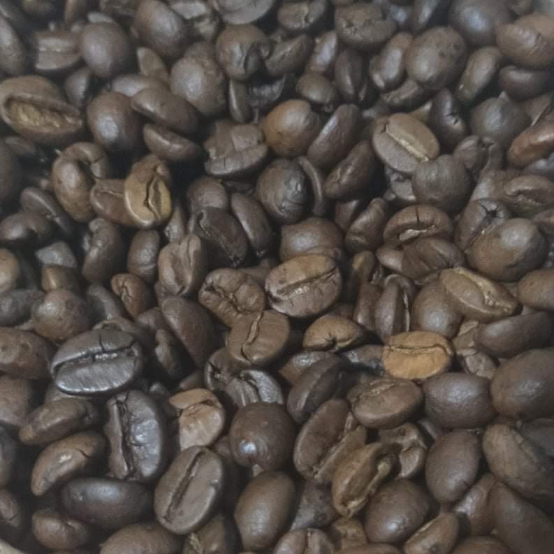 COFFEE GROUND AND BEANS