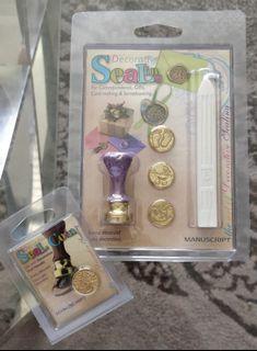 Decorative Seal Stamp and Wax Stick