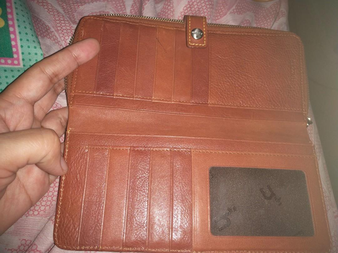 denim leather long wallet (Category: Luxury Bags & Wallets) located in Rizal. Submitted by simplygoodthingsmel (Listing ID 1005651085, Image 3). Description: good as new..with a little signs of usage...denim..leather combination.....fixed price.