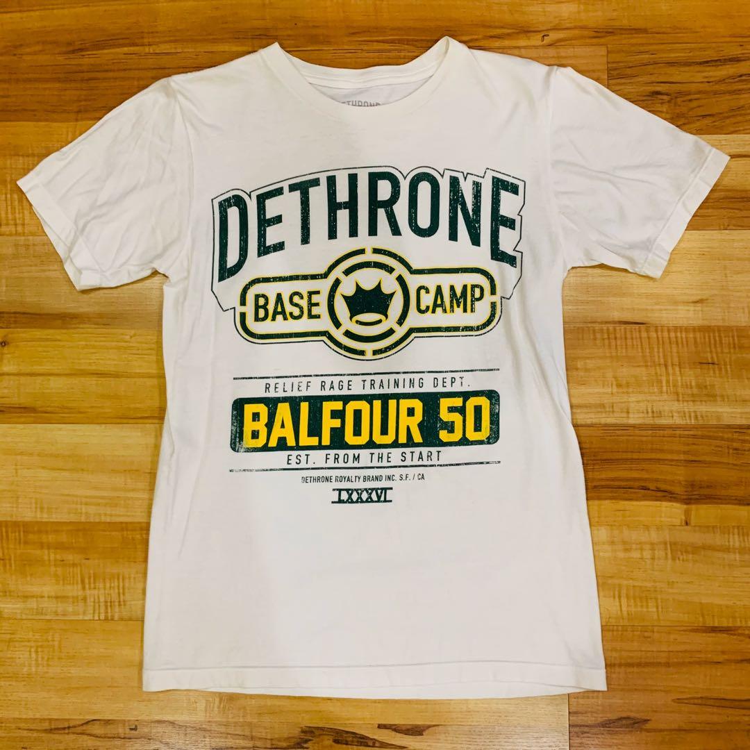 Dethrone Balfour 50 T Shirt Off White S 30M Men s Fashion