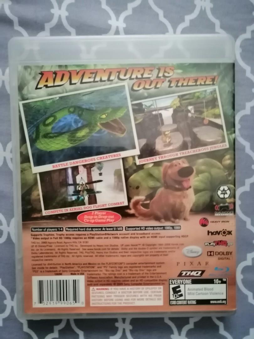 Disney Up Movie PS3 Game (Category: Xbox) located in Marikina City. Submitted by popmchn (Listing ID 1005612294, Image 2). Description: DIsney Movie UP Game Mint condition barely used in since purchased in the past. Only stored..