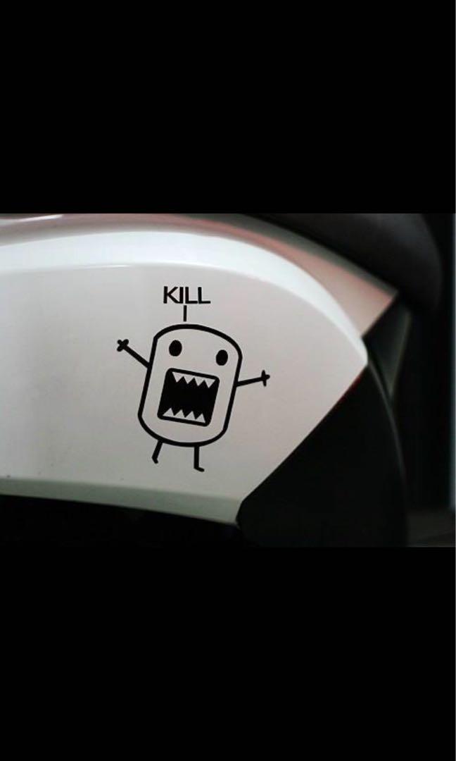 Domo Kun Sticker Motorcycles Motorcycle Accessories On Carousell