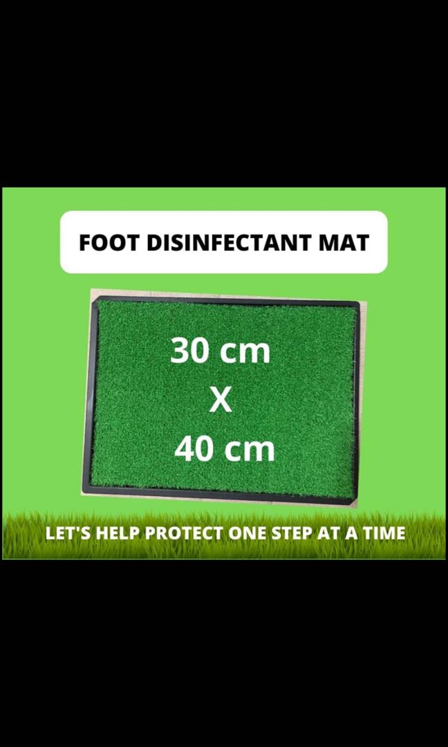Foot Disinfectant Mat, Furniture & Home Living, Cleaning & Homecare