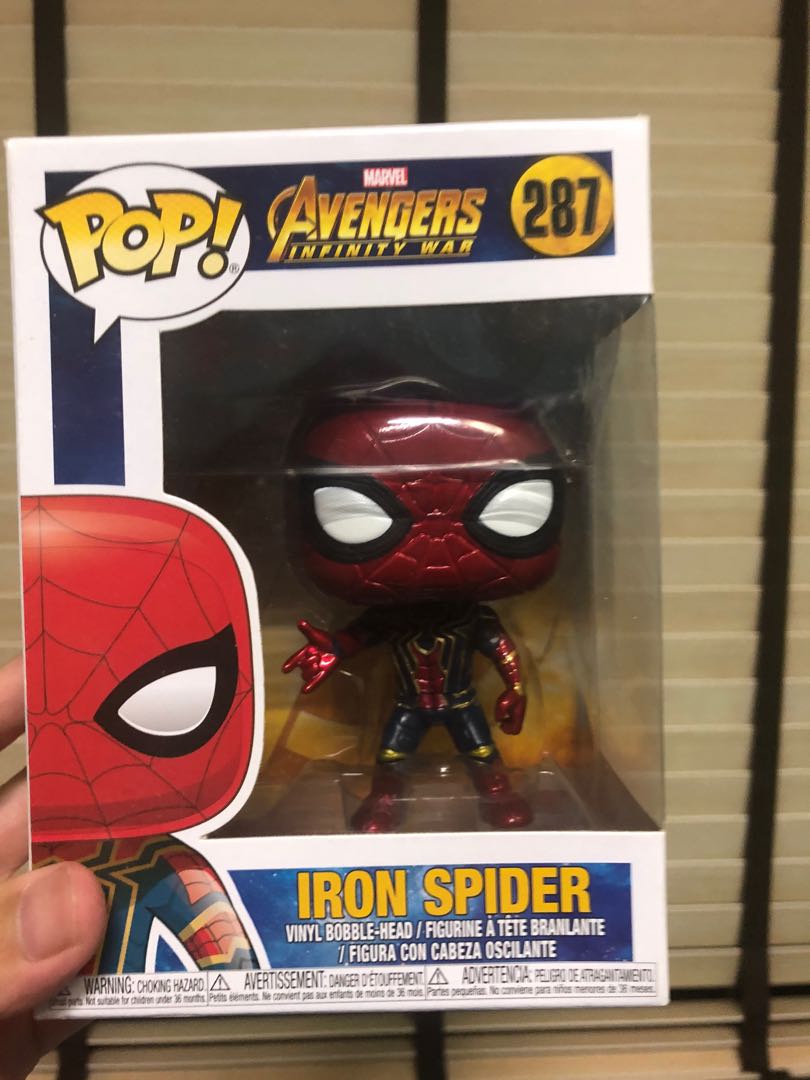 pop iron spiderman