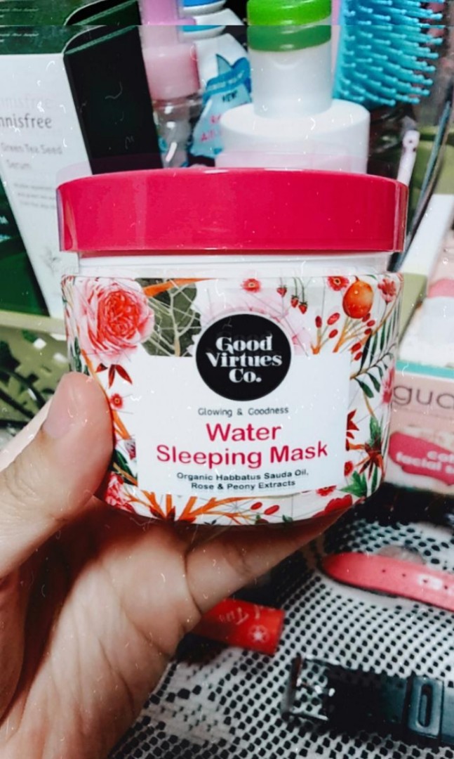 Good Virtues Co. Sleeping Mask 100ml, Beauty & Personal Care, Face, Face Care on Carousell