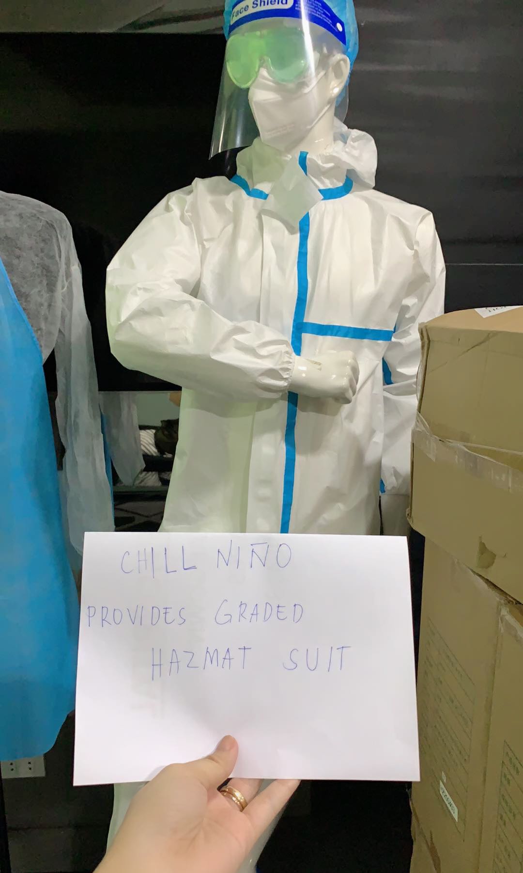 Graded Hazmat PPE, Beauty & Personal Care, Vision Care on Carousell