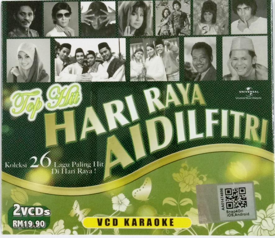 Hari Raya Album Top Hit Hari Raya Aidilfitri 2vcd Karaoke Jamal Abdillah M Nasir Ahmad Jais Music Media Cd S Dvd S Other Media On Carousell