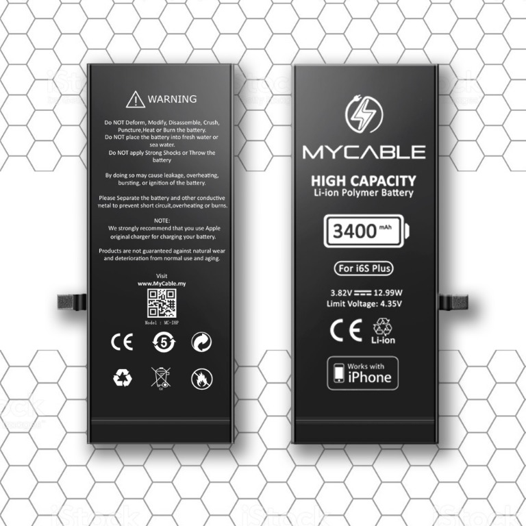 [HIGH CAPACITY] iPhone 6s plus Li-Polymer Battery