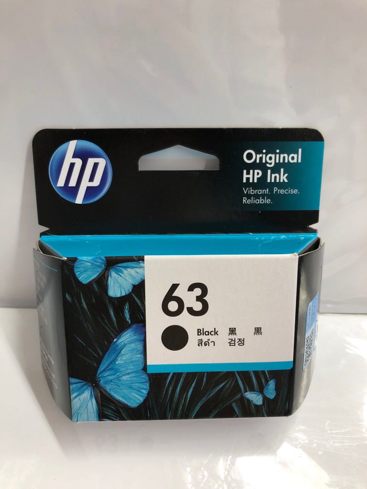 HP Ink Cartridge 63 Black, Computers & Tech, Printers, Scanners