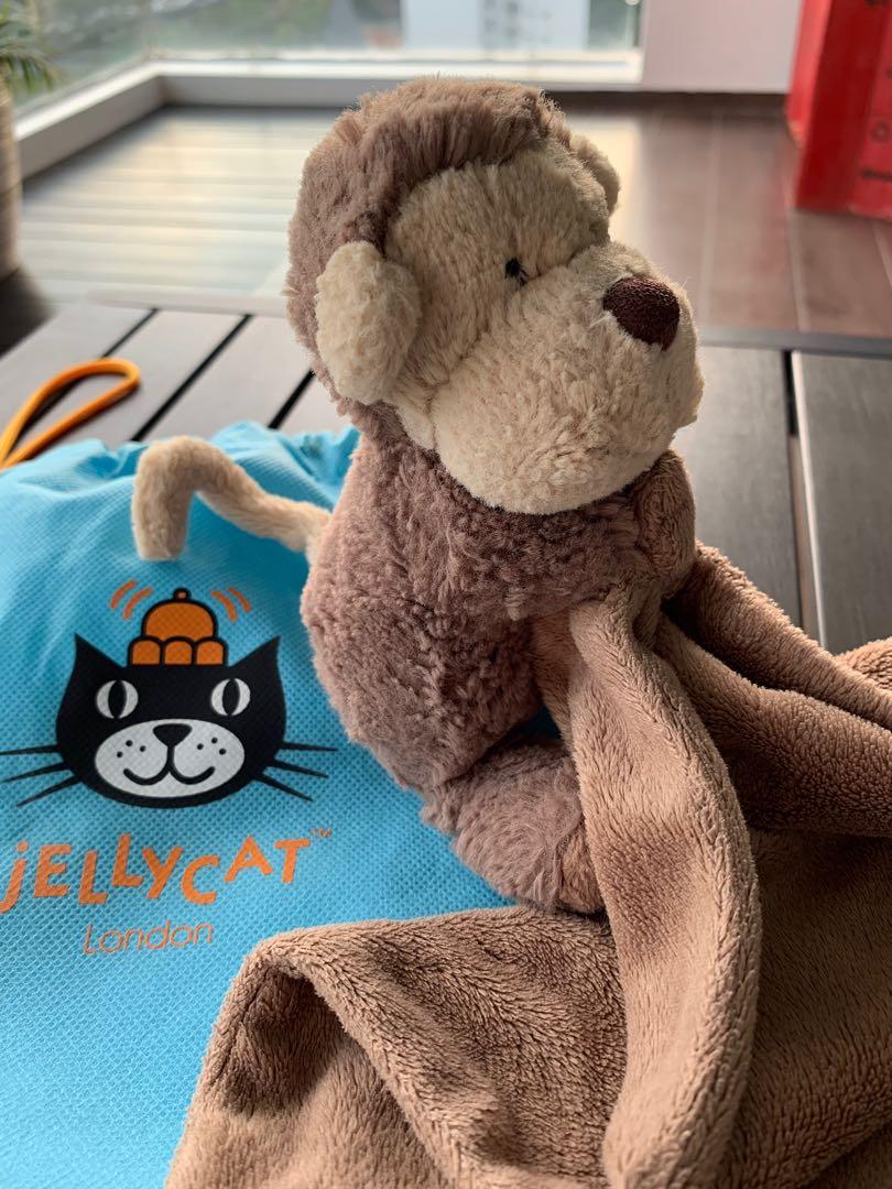 Jellycat monkey cheap blanket