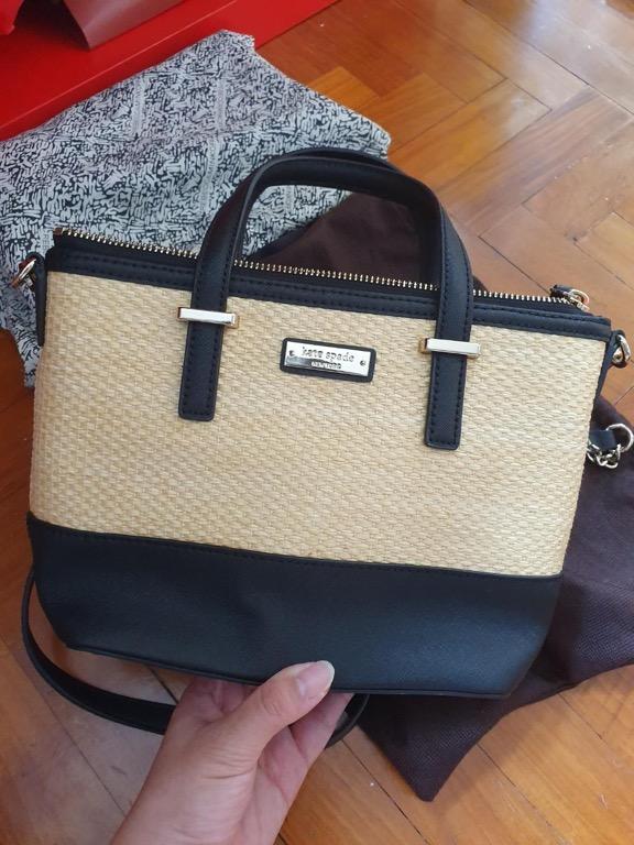 Kate Spade Cedar Street Harmony Woven Cross body Bag Women s Fashion Bags Wallets Cross body Bags on Carousell