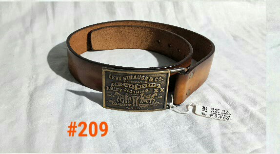 Levis Vintage Clothing LVC Men's Leather Belt NWT Size Euro 85--Waist 31-32