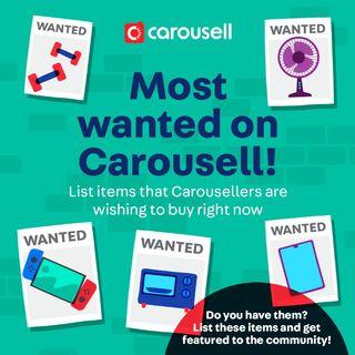 List Most Wanted Items on Carousell