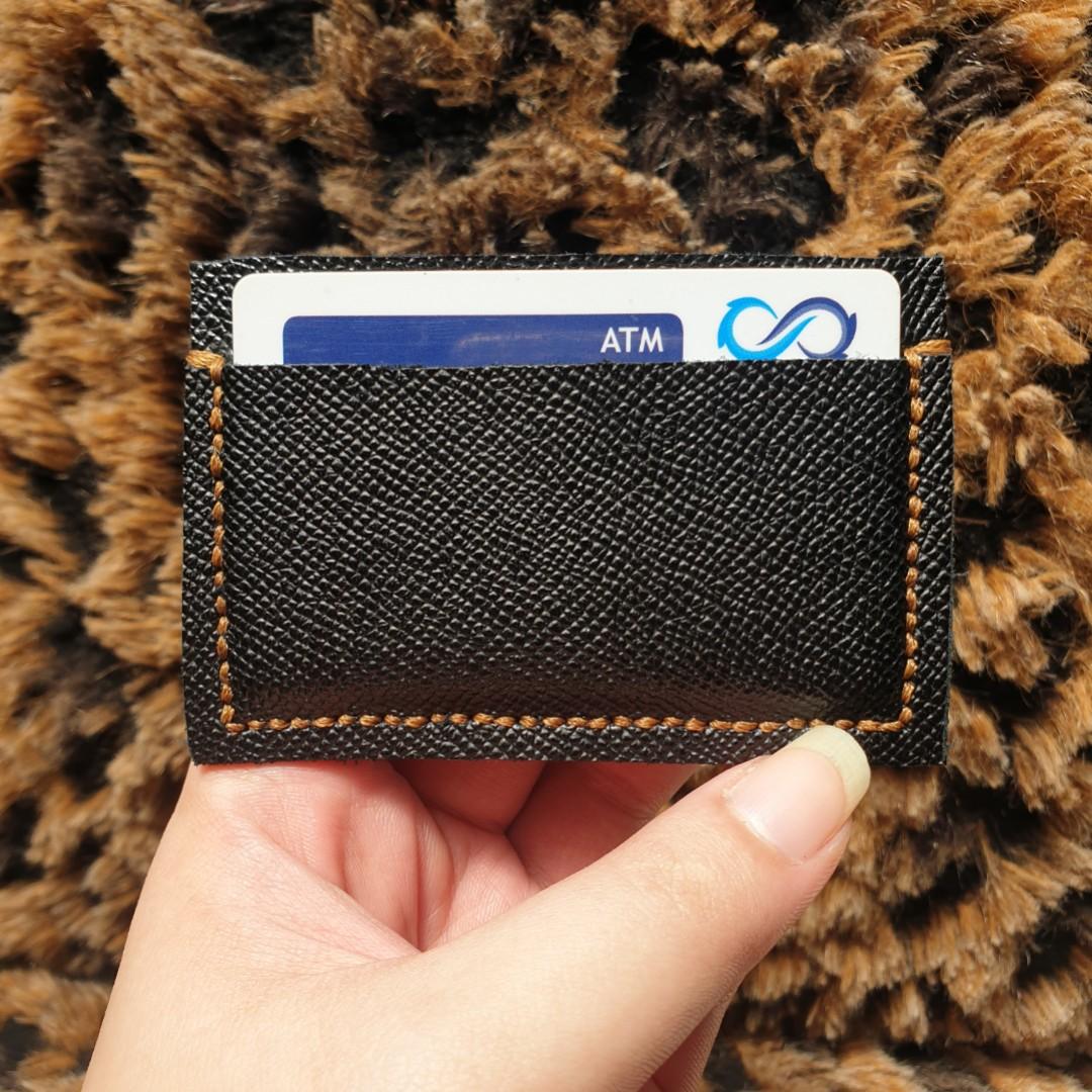 First up-cycling project: Louis Vuitton pocketbook into a cardholder and  keychain : r/Leathercraft