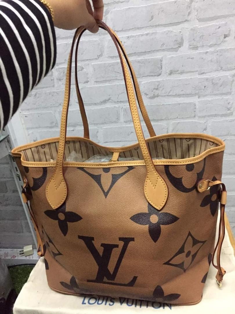 Louis vuitton neverfull online reverse monogram