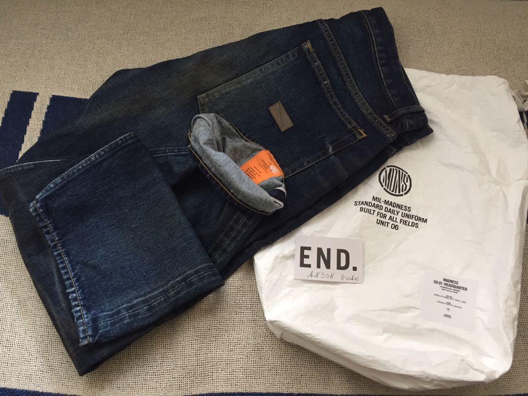 Madness Ripped Cropped Denim Pants 20SS