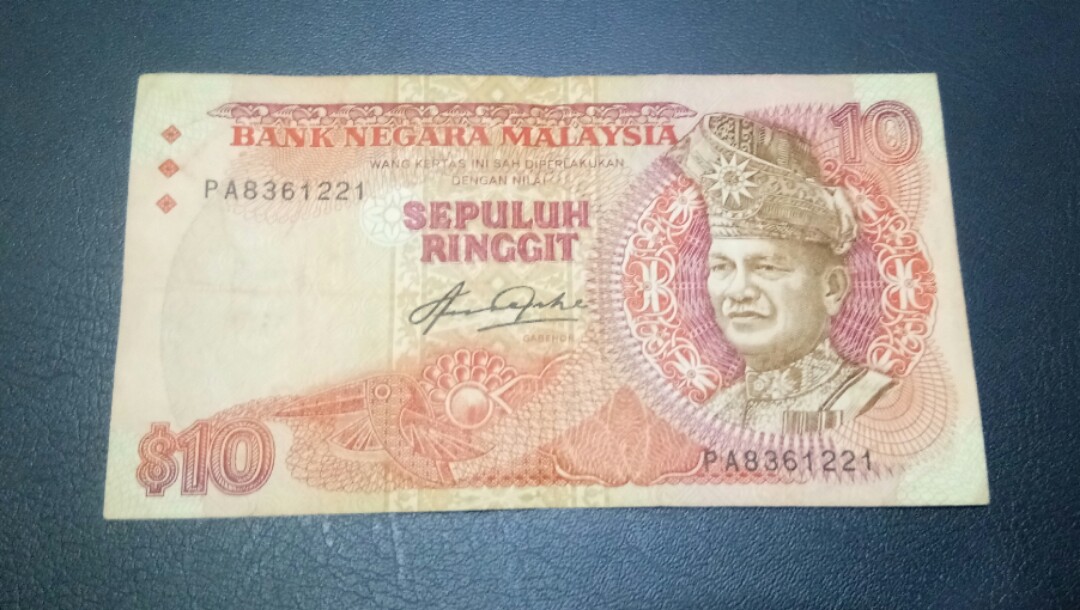 Malaysia Srir 5 Rm 10 Banknote Wang Ketas Lama Sepuluh Ringgit Duit Antiques Currency On Carousell