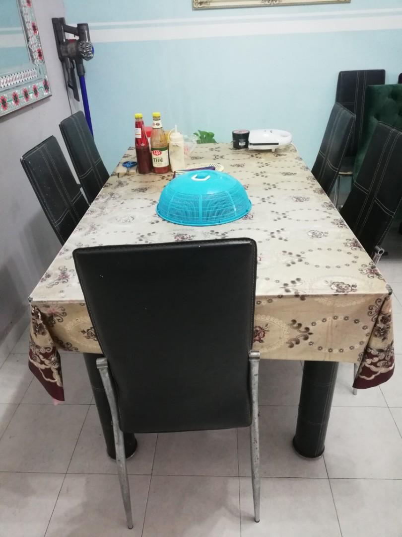 Meja Makan Sahaja Saiz 6 Kerusi Home Furniture Furniture On
