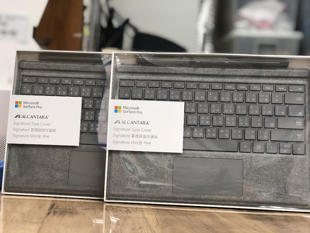 Microsoft Surface Pro Signature Type Cover 中文 Platinum Electronics Computer Parts Accessories On Carousell