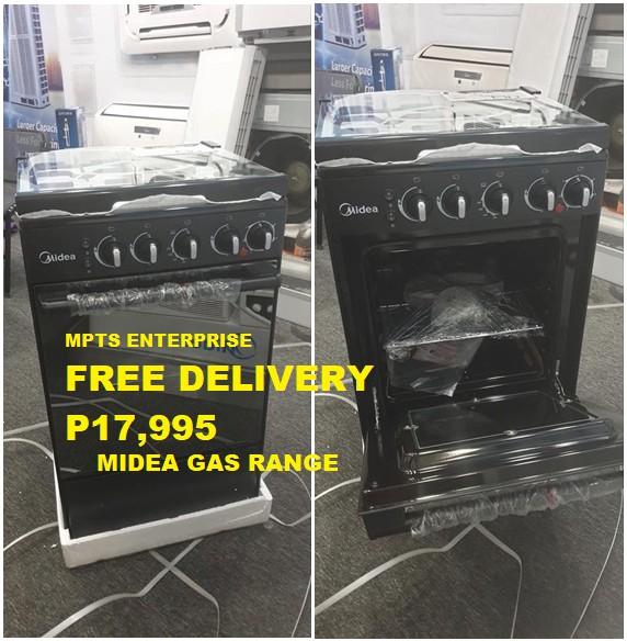 Midea gas top range price