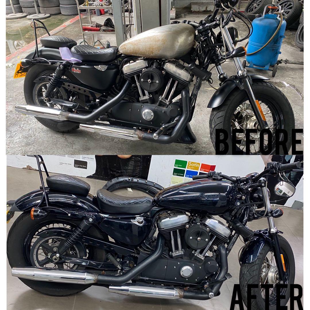 Motorcycle Spray Paint Car Accessories Car Workshops Services