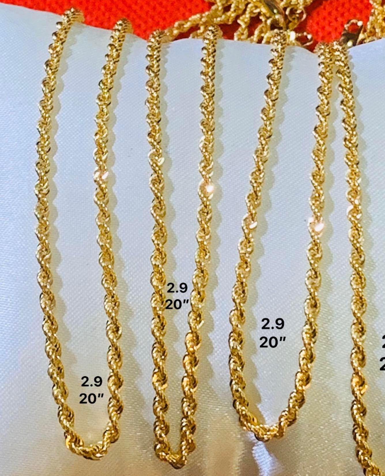 NECKLACE Saudi Gold 18k Chain only 