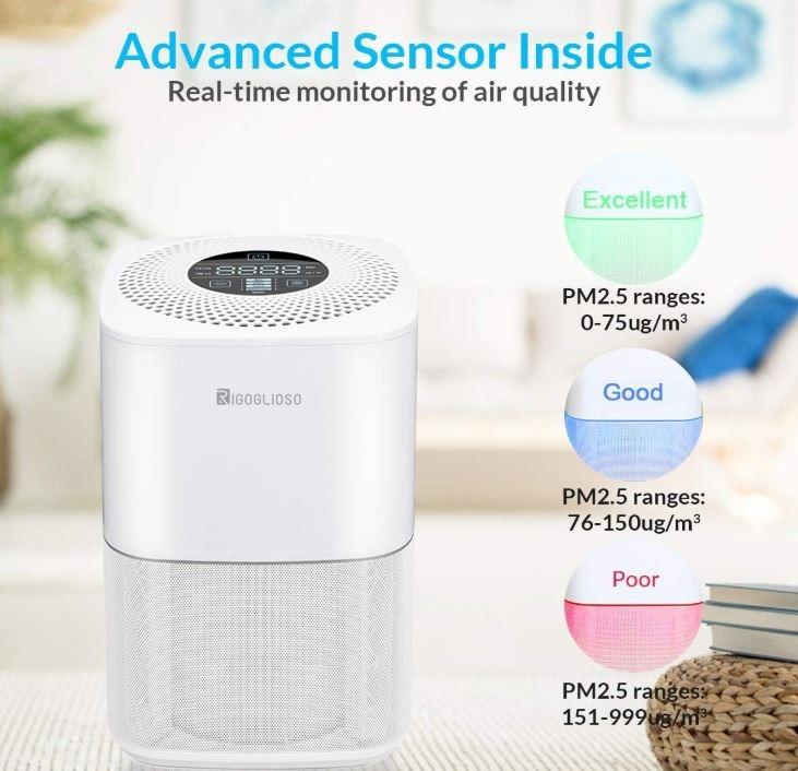 Rigoglioso air purifier clearance sy910