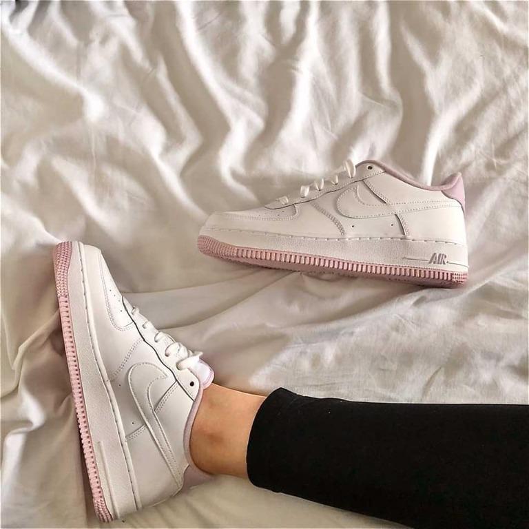nike air force one white iced lilac