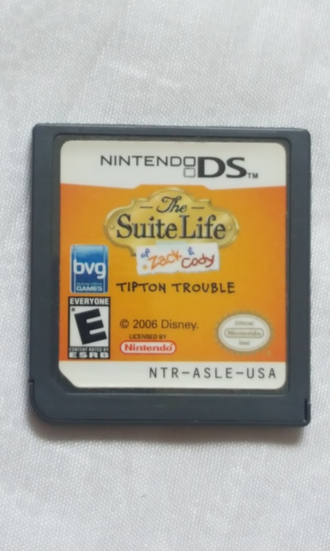 Nintendo DS The Suite Life Of Zack & Cody Tipton Trouble, Video Gaming