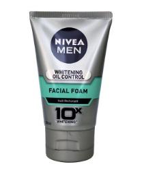 nivea men whitening oil control facial foam