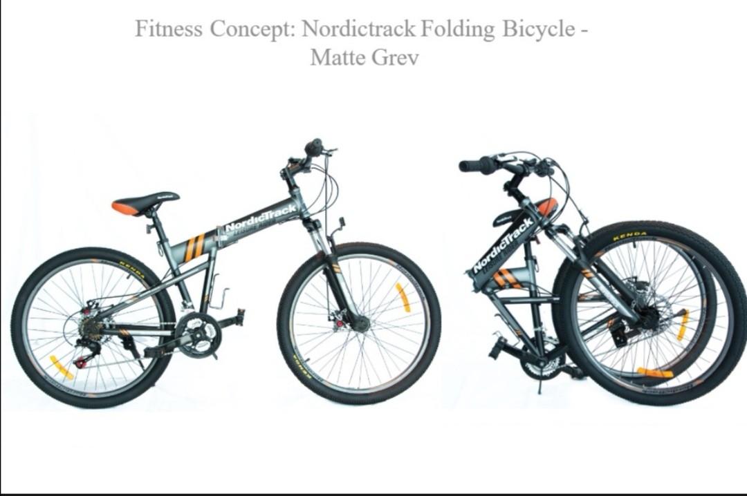 nordictrack folding bike