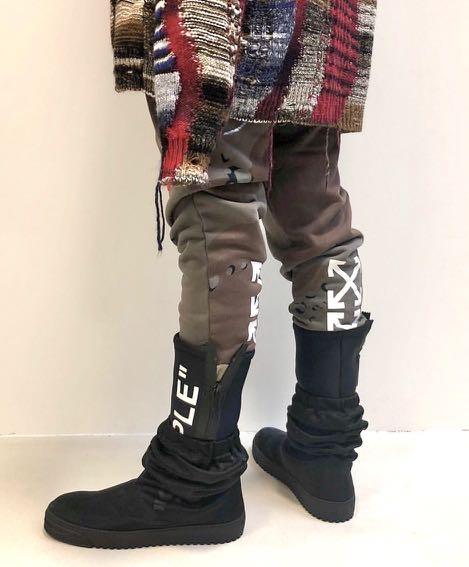 Off white sample boots cheap
